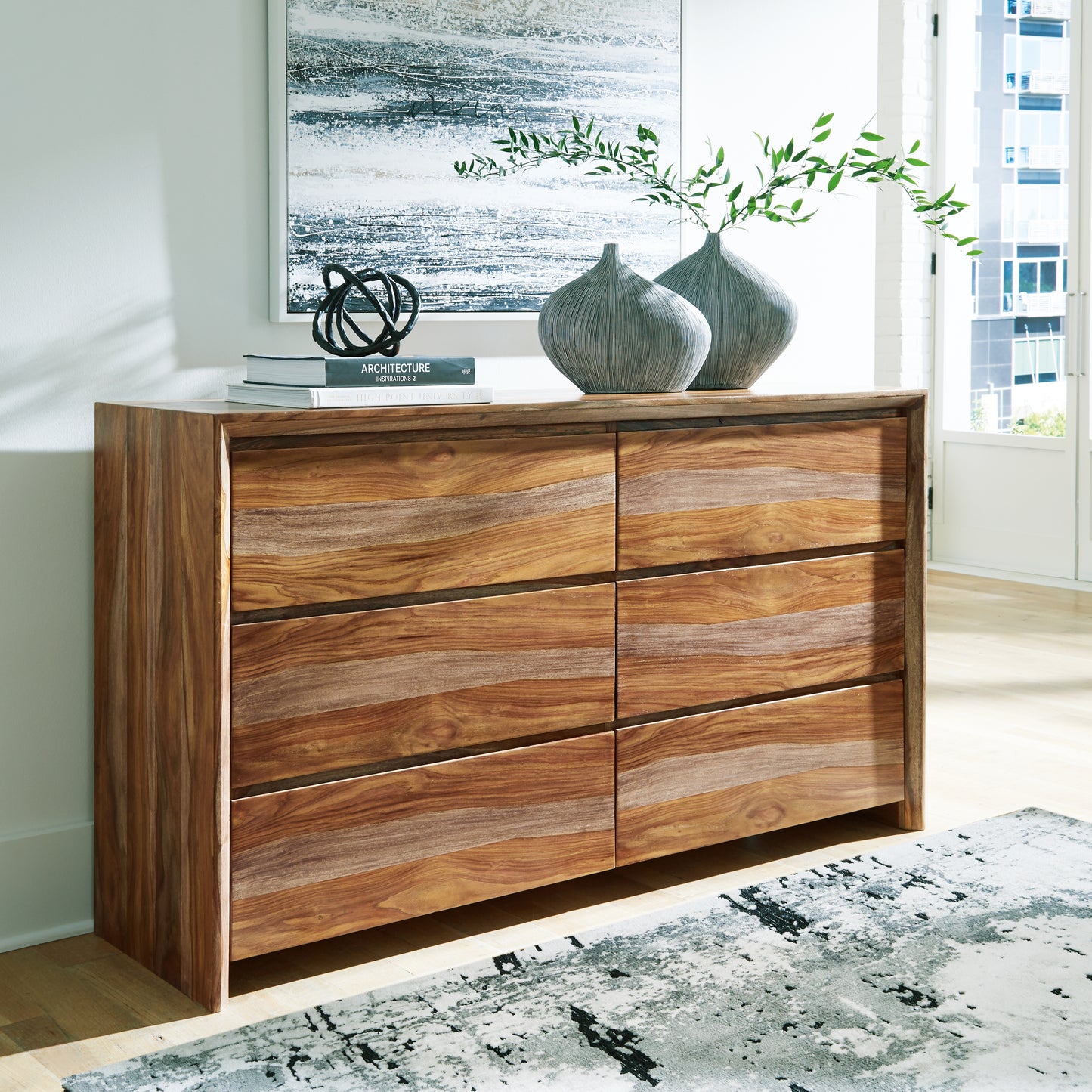 The Furniture Outlets - Ashley Furniture - Dressonni Bedroom - Dresser / Brown - B790-31