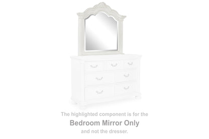 The Furniture Outlets - Ashley Furniture - Montelaine Bedroom - Bedroom Mirror / Antique White - B795-36