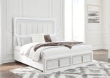 King Upholstered Storage Bed