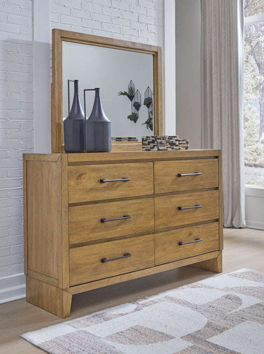 The Furniture Outlets - Ashley Furniture - Sherbana Bedroom - California King Panel Bed / Light Brown - B833B5