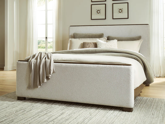The Furniture Outlets - Ashley Furniture - Radkin Bedroom - King Upholstered Panel Bed - PCB843B4