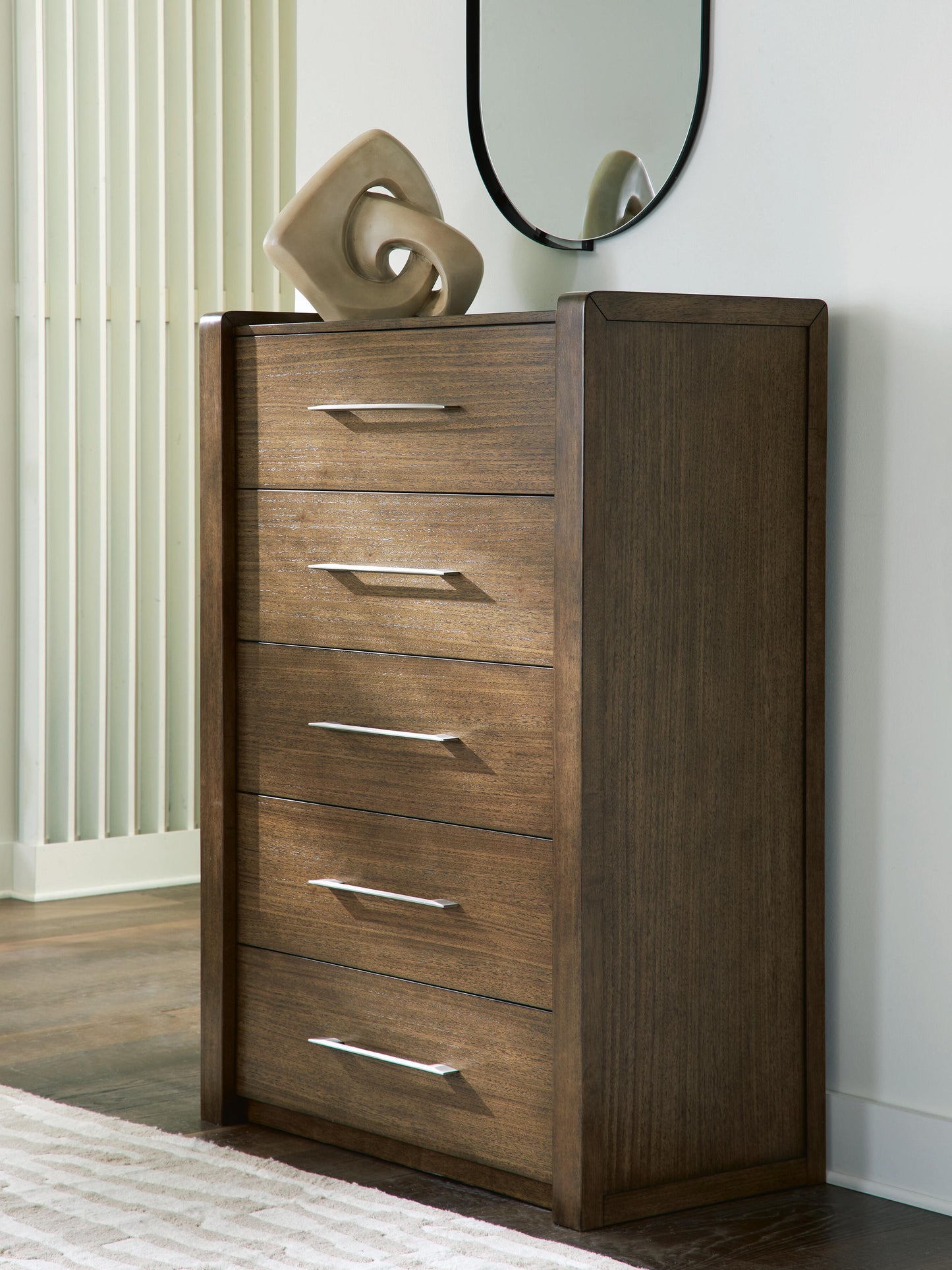 The Furniture Outlets - Ashley Furniture - Marxmore Bedroom - Five Drawer Chest / Brown - B863-46