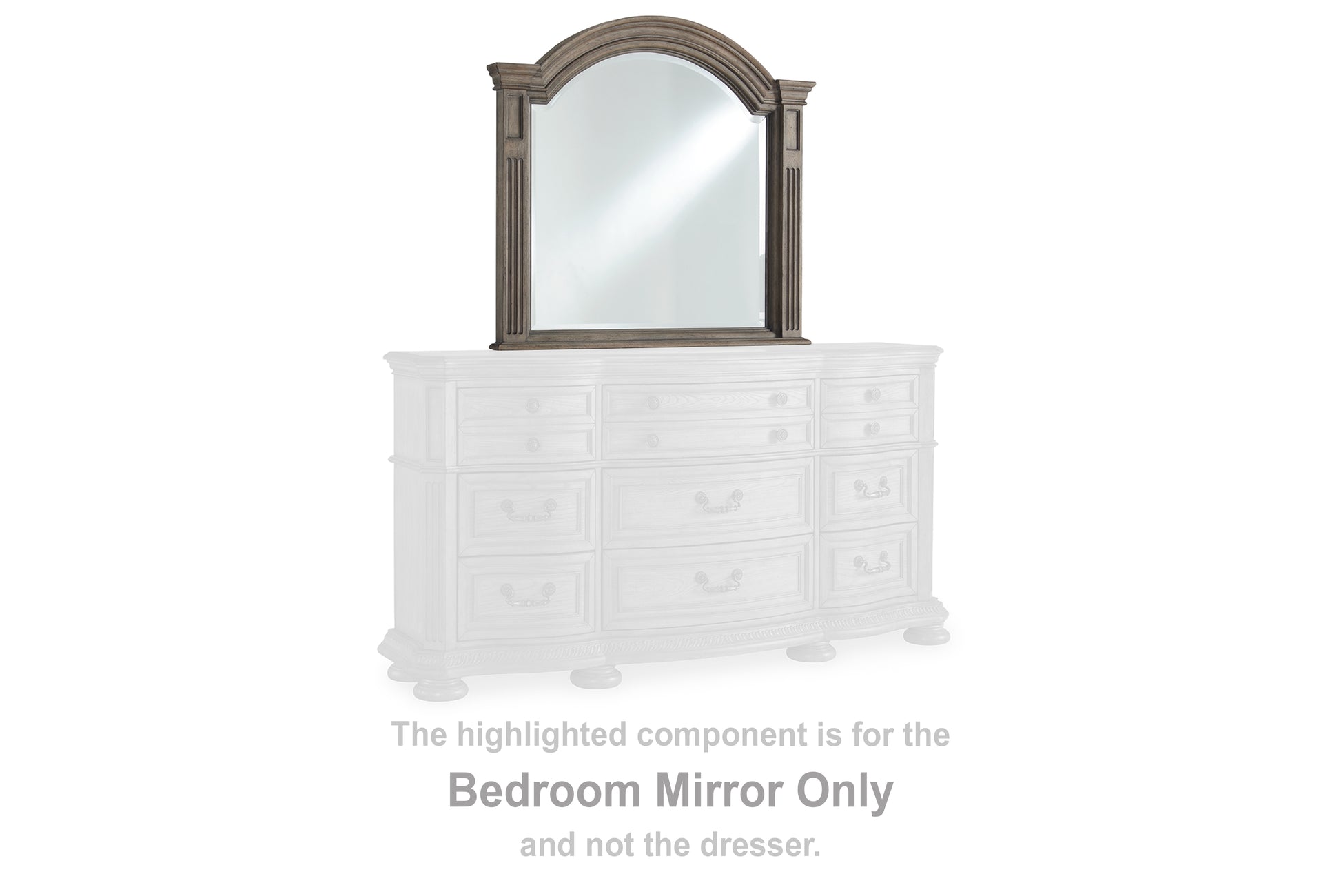 The Furniture Outlets - Ashley Furniture - Ardenfield Bedroom - Bedroom Mirror / Light Brown - B944-36