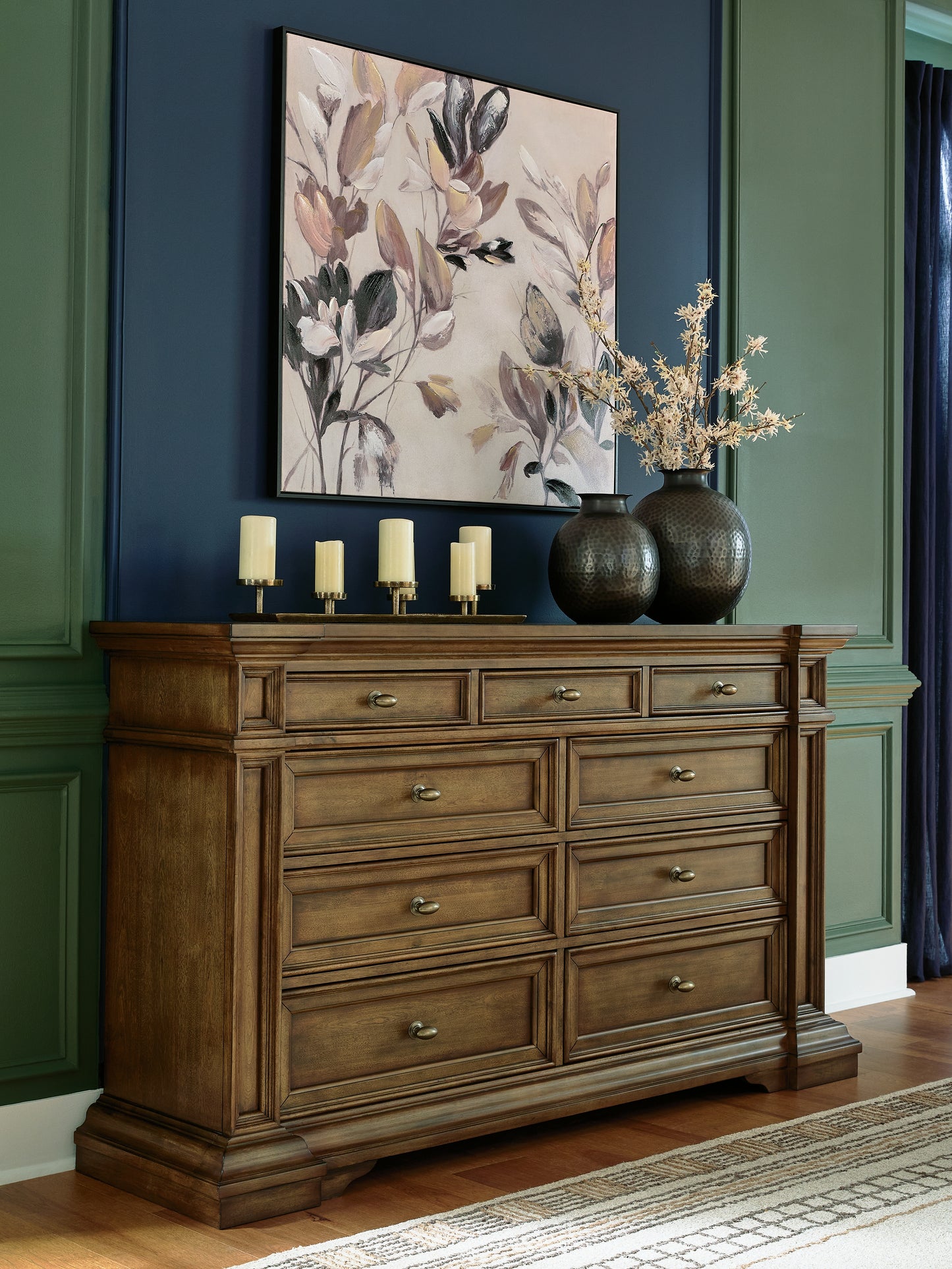 The Furniture Outlets - Ashley Furniture - Frantanna Bedroom - Dresser / Brown - PCB949-31