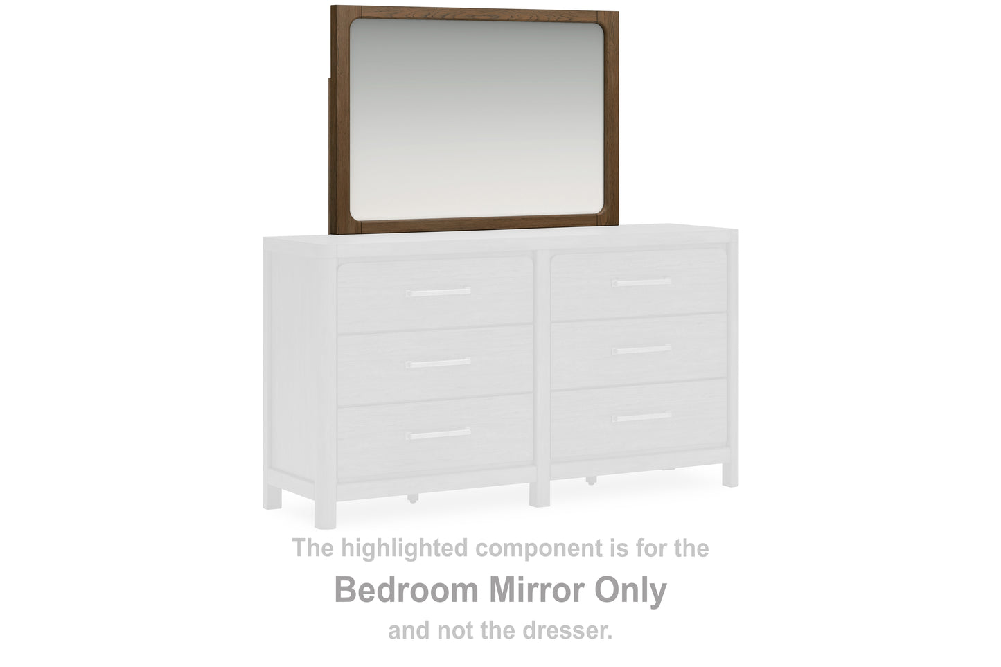 The Furniture Outlets - Ashley Furniture - Cabalynn Bedroom - Bedroom Mirror / Light Brown - B974-36