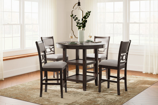 The Furniture Outlets - Ashley Furniture - Langwest Dining Room - Dining Room Table Set (6/CN) / Brown - D422-325