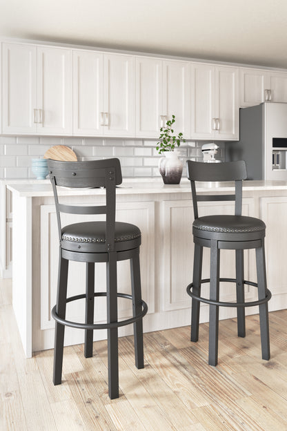 The Furniture Outlets - Ashley Furniture - Valebeck Dining Room - Bar Height Bar Stool (Set of 2) / Multi - D546-630X2