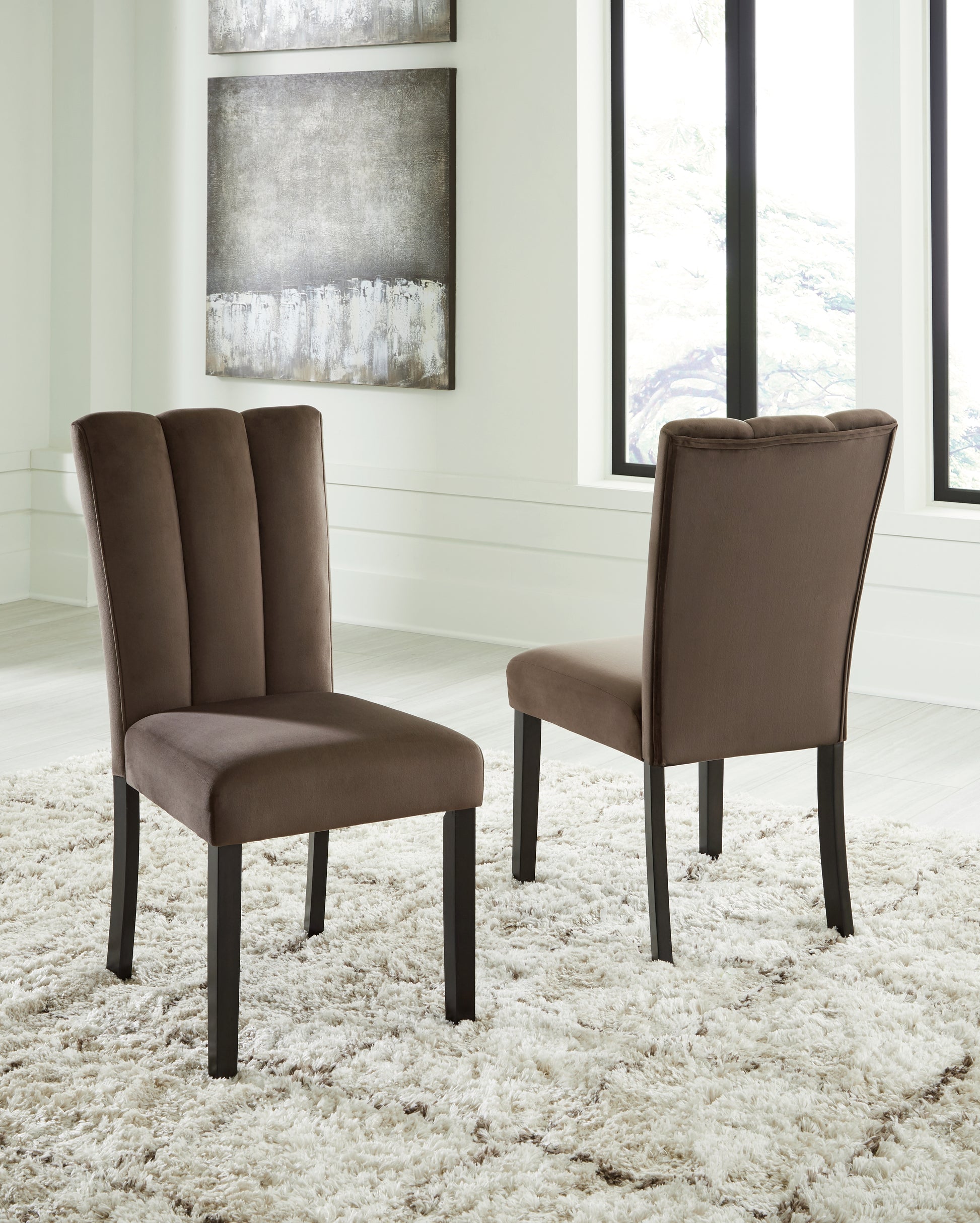 The Furniture Outlets - Ashley Furniture - Jeshina Dining Chair (Set of 2) - Dining Chair (Set of 2) / Mocha - PCD581-01X2