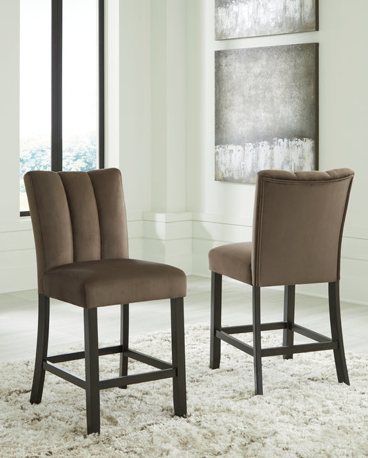 The Furniture Outlets - Ashley Furniture - Jeshina Counter Height Barstool (Set of 2) - Counter Height Barstool (Set of 2) / Mocha - PCD581-124X2