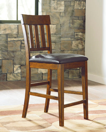 The Furniture Outlets - Ashley Furniture - Ralene Dining Room - Counter Height Bar Stool (Set of 2) / Medium Brown - D594-124X2
