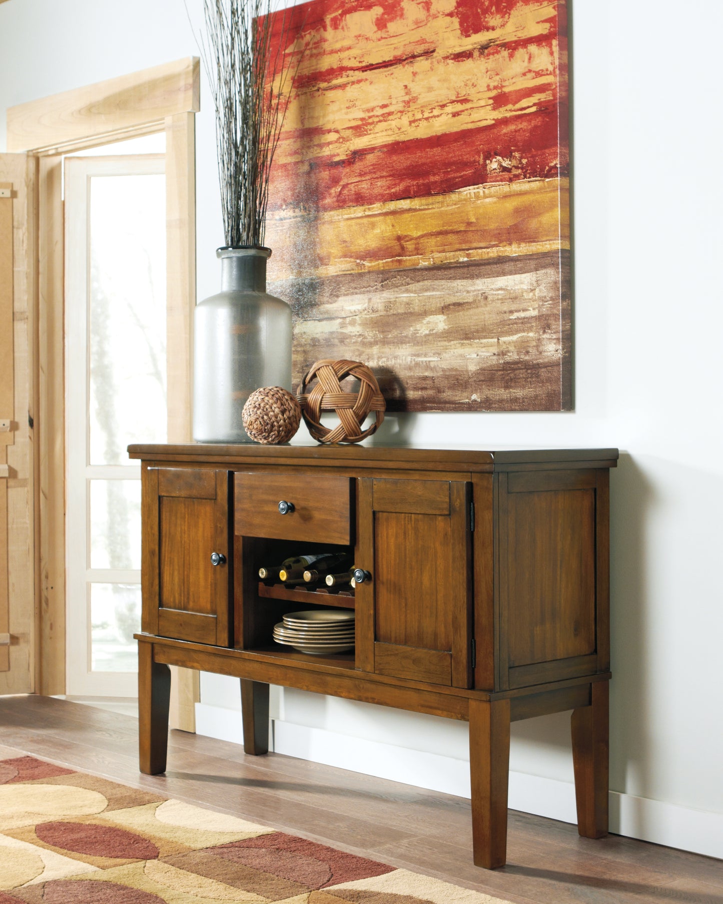 The Furniture Outlets - Ashley Furniture - Ralene Dining Room - Dining Room Server / Medium Brown - D594-60