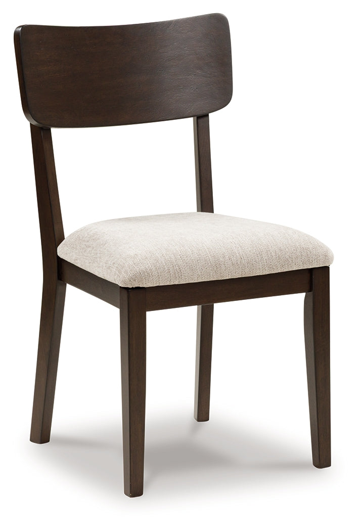 The Furniture Outlets - Ashley Furniture - Mallenette Dining Chair - Dining UPH Side Chair (Set of 2) / Merlot - PCD607-07