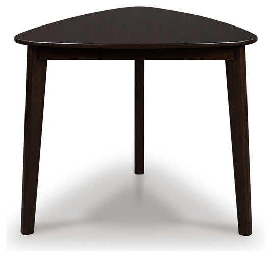 The Furniture Outlets - Ashley Furniture - Mallenette Dining Table - Triangle Dining Room Table / Merlot - PCD607-16