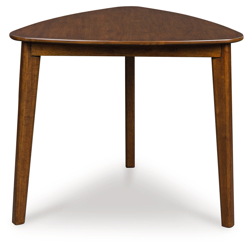 The Furniture Outlets - Ashley Furniture - Tameride Dining Table - Triangle Dining Room Table / Brown - PCD609-16