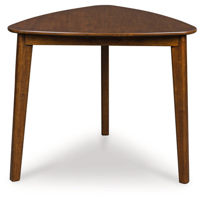 The Furniture Outlets - Ashley Furniture - Tameride Dining Table - Triangle Dining Room Table / Brown - PCD609-16
