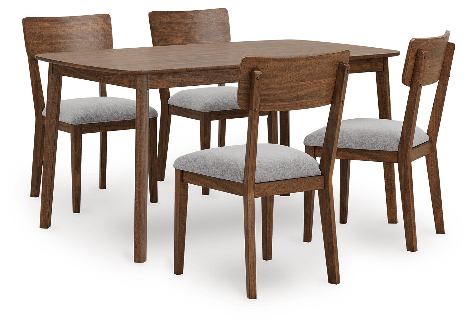 The Furniture Outlets - Ashley Furniture - Tameride Dining Table and 4 Chairs (Set of 5) - Dining Room Table Set (5/CN) / Brown - PCD609-225