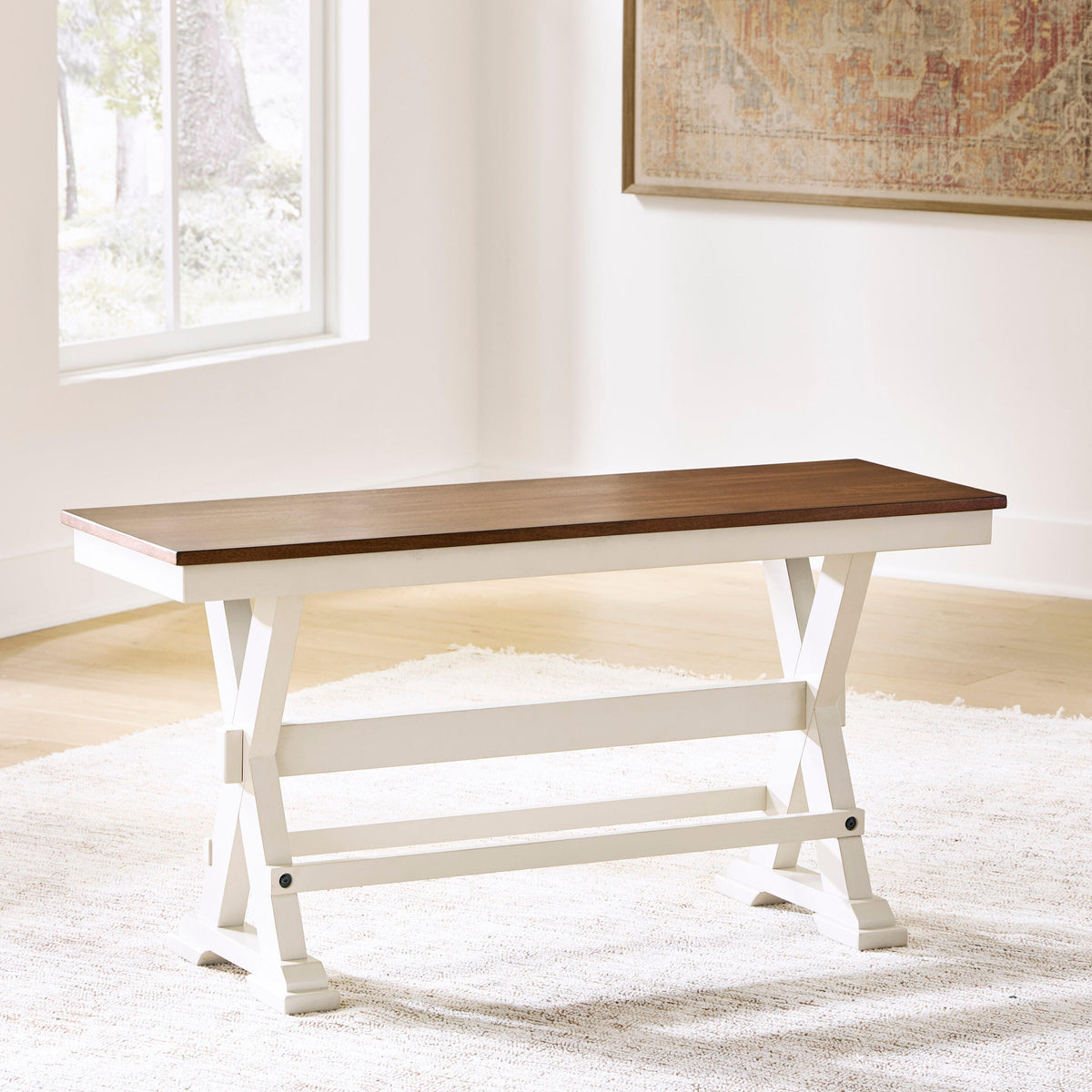 The Furniture Outlets - Ashley Furniture - Brinfern Dining Room - Large Counter DRM Bench - PCD628-09