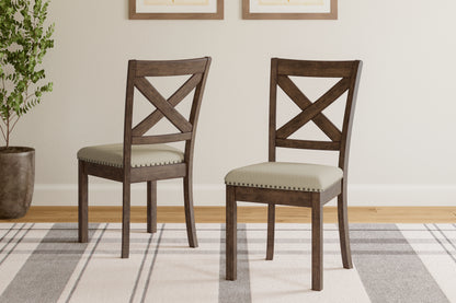 The Furniture Outlets - Ashley Furniture - Moriville Dining Room - Dining Chair (Set of 2) / Beige - D631-01X2