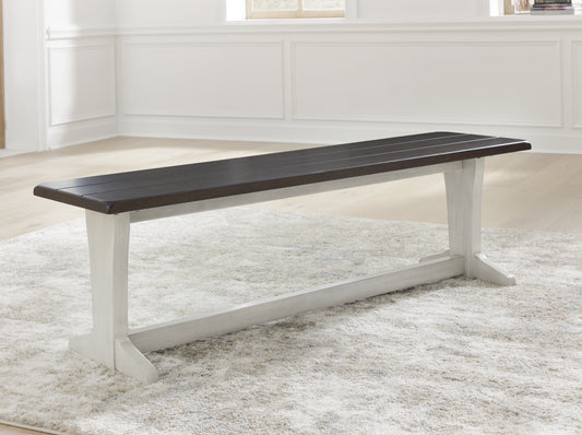 The Furniture Outlets - Ashley Furniture - Darborn Dining Room - Dining Table / Gray/Brown / 40"W x 78"D x 30"H - D796D3