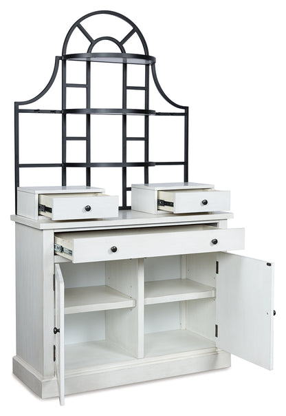 The Furniture Outlets - Ashley Furniture - Greddinton Baker's Rack - Baker's Rack / White - PCD824D1