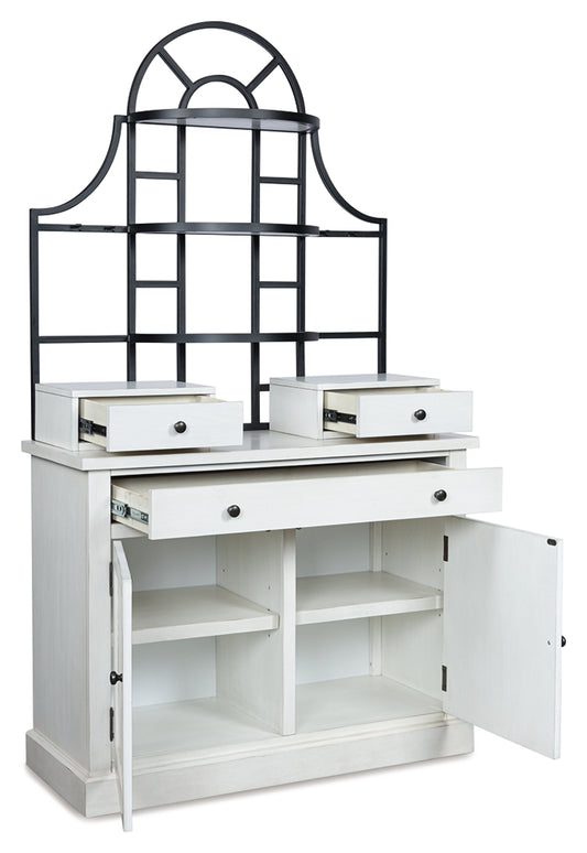 The Furniture Outlets - Ashley Furniture - Greddinton Baker's Rack - Baker's Rack / White - PCD824D1