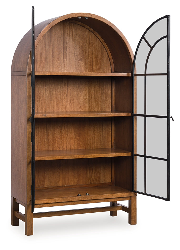 The Furniture Outlets - Ashley Furniture - Greddinton Display Cabinet - Display Cabinet / Brown/Black - PCD824-476
