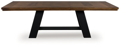The Furniture Outlets - Ashley Furniture - Greddinton Dining Extension Table - Dining Extension Table / Brown/Black - PCD824D11
