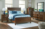 California King Panel Storage Bed