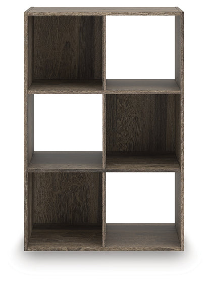 The Furniture Outlets - Ashley Furniture - Shallifer Six Cube Organizer - Six Cube Organizer / Brown - EA1104-3X2