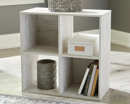 The Furniture Outlets - Ashley Furniture - Paxberry Four Cube Organizer - Four Cube Organizer / Whitewash - EA1811-2X2