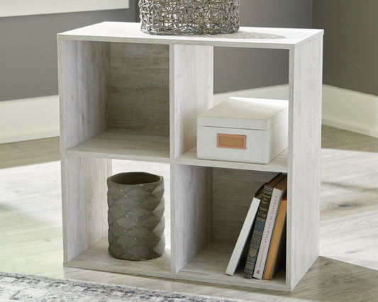 The Furniture Outlets - Ashley Furniture - Paxberry Four Cube Organizer - Four Cube Organizer / Whitewash - EA1811-2X2