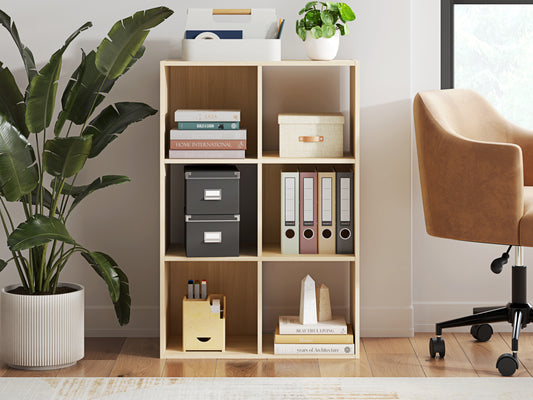 The Furniture Outlets - Ashley Furniture - Piperton Six Cube Organizer - Six Cube Organizer / Charcoal - EA5514-3X2
