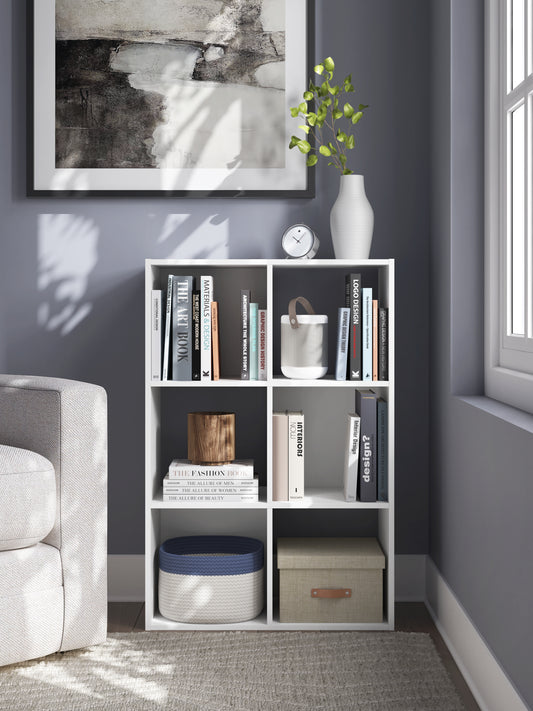 The Furniture Outlets - Ashley Furniture - Onita Six Cube Organizer - Six Cube Organizer / White - EA9630-3X2