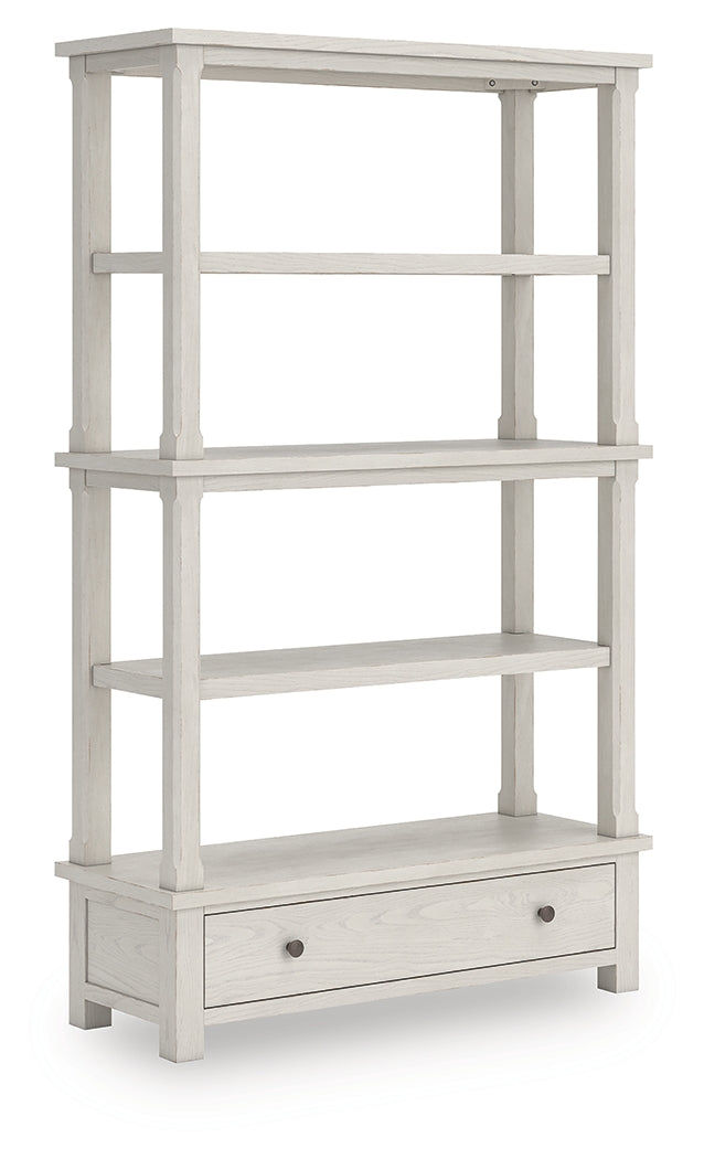 The Furniture Outlets - Ashley Furniture - Robbinsdale Bookcase - Bookcase / Antique White - H742-70
