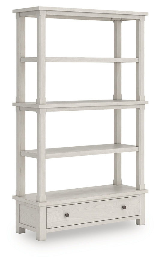 The Furniture Outlets - Ashley Furniture - Robbinsdale Bookcase - Bookcase / Antique White - H742-70