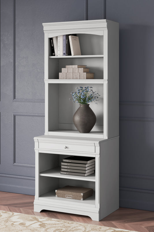 The Furniture Outlets - Ashley Furniture - Kanwyn Bookcase - Bookcase / Whitewash - H777H8