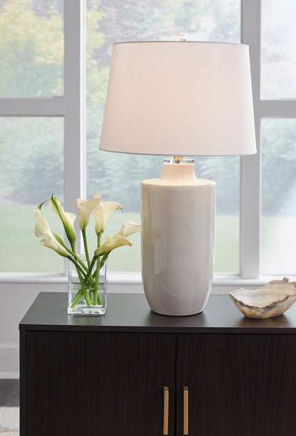 The Furniture Outlets - Ashley Furniture - Cylener Lighting - Table Lamp (Set of 2) / Off White - L100794X2