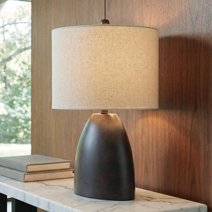 The Furniture Outlets - Ashley Furniture - Sethmore Lighting - Terracotta Table Lamp (1/CN) - L101024