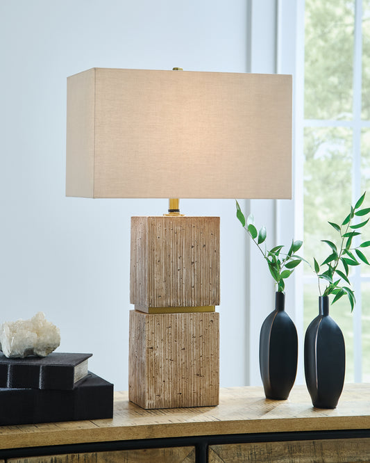 The Furniture Outlets - Ashley Furniture - Laddner Lighting - Poly Table Lamp (1/CN) - L236054