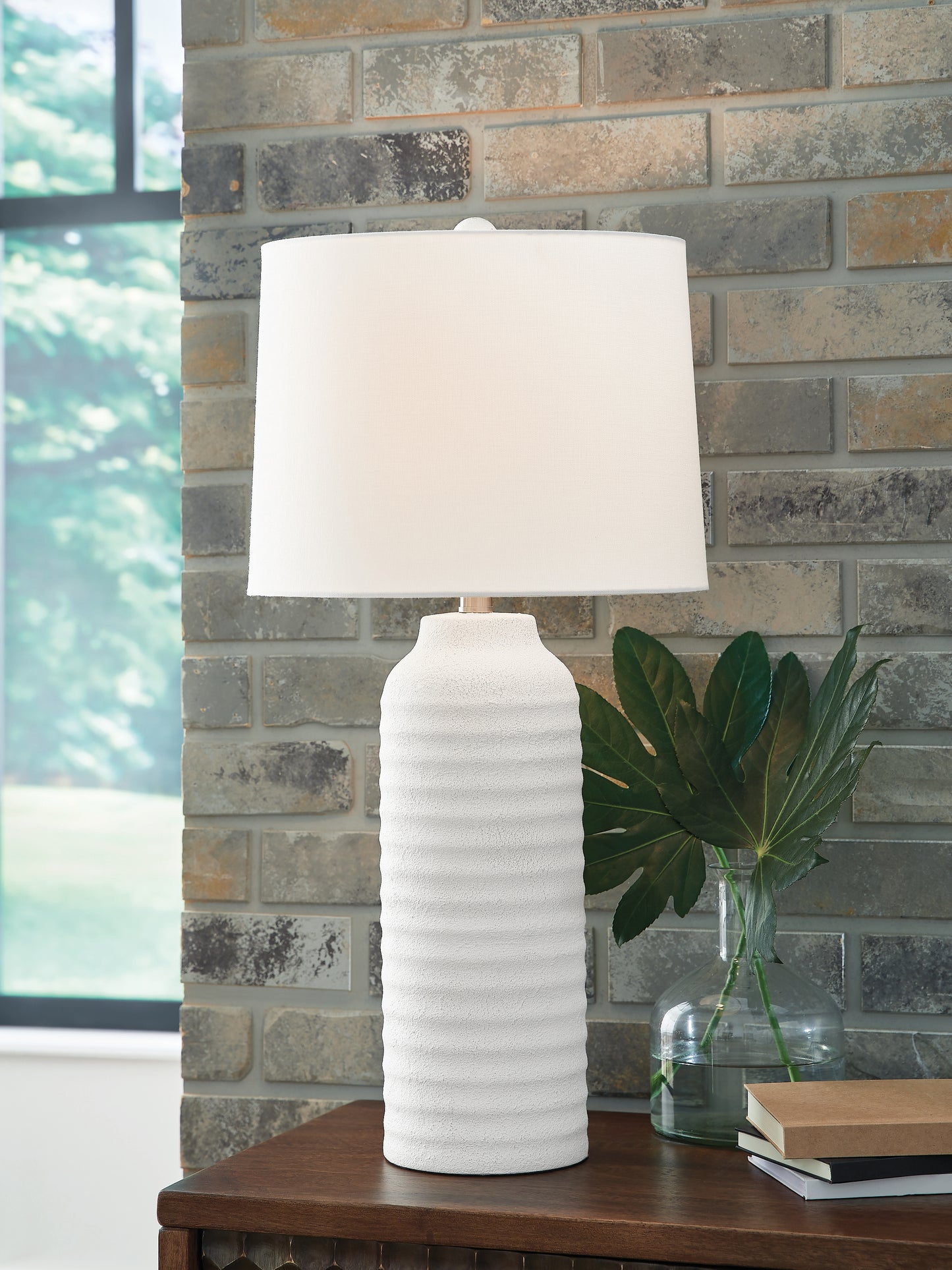 The Furniture Outlets - Ashley Furniture - Vauville Lighting - Poly Table Lamp (Set of 2) - L243674