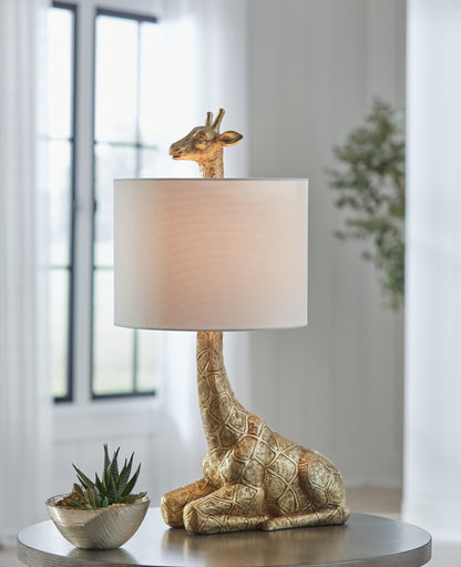 The Furniture Outlets - Ashley Furniture - Ferrison Lighting - 2-Piece Lamp Set / Gold Finish - L317004X2