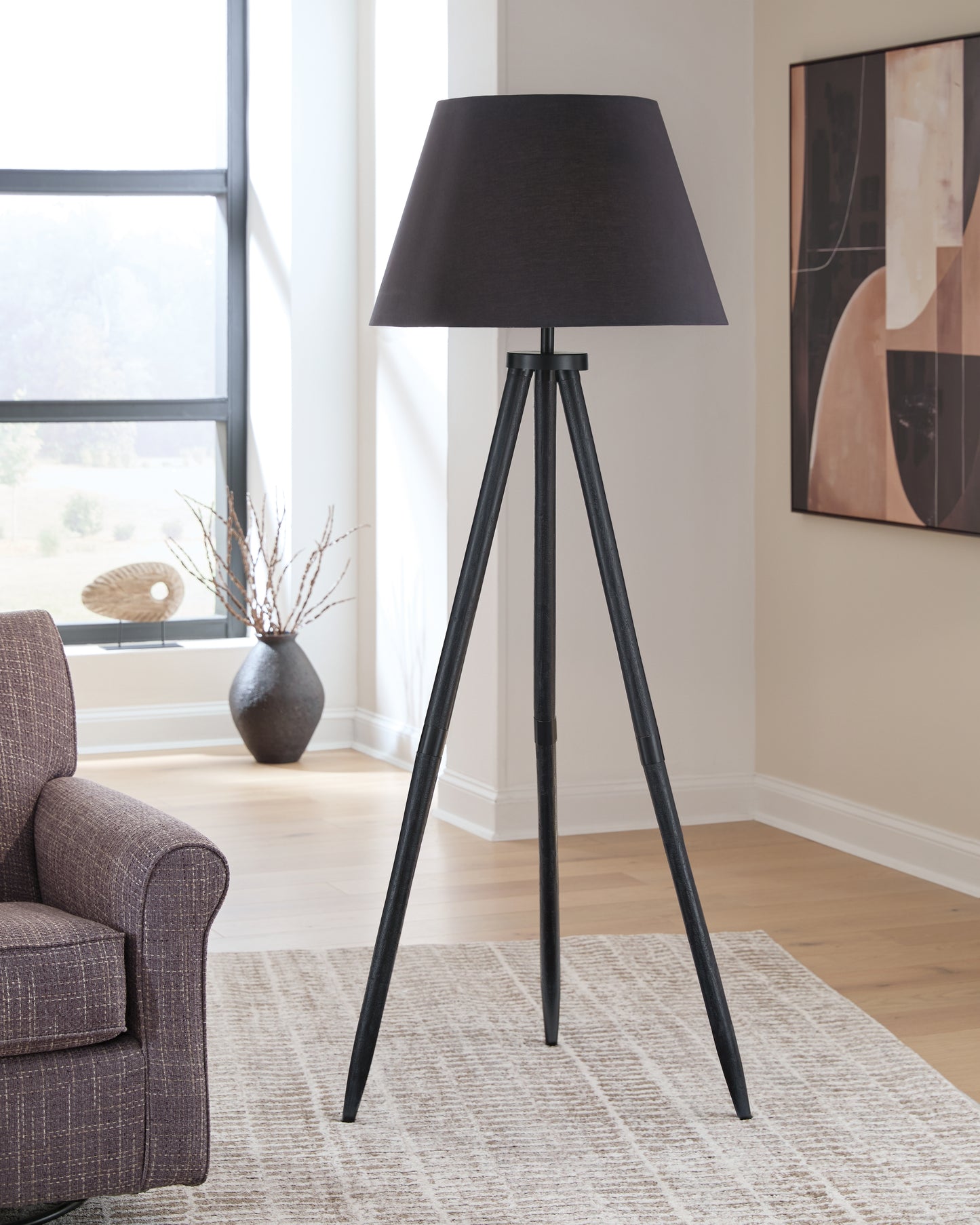 The Furniture Outlets - Ashley Furniture - Orhan Lighting - Wood Floor Lamp (1/CN) - L329121