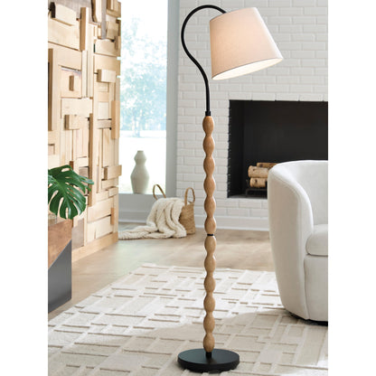 The Furniture Outlets - Ashley Furniture - Corinwell Lighting - Wood Floor Lamp (1/CN) - L329131