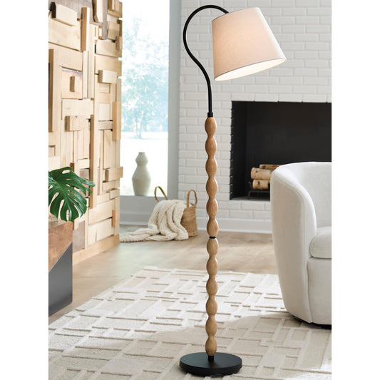 The Furniture Outlets - Ashley Furniture - Corinwell Lighting - Wood Floor Lamp (1/CN) - L329131