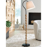 Wood Floor Lamp (1/CN)