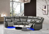 3 PC Reclining Sectional W/ LED