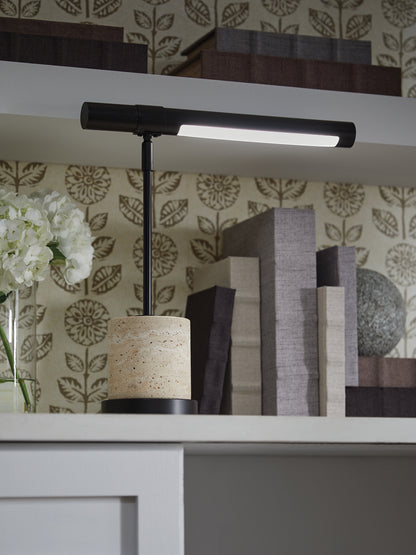 The Furniture Outlets - Ashley Furniture - Vinmour Lighting - Metal Desk Lamp (1/CN) / Brown/Beige - L734402