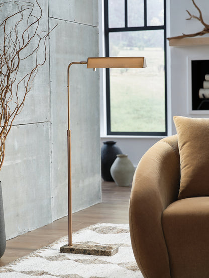 The Furniture Outlets - Ashley Furniture - Yafe Lighting - Metal Floor Lamp (1/CN) / Bronze Finish - L734411