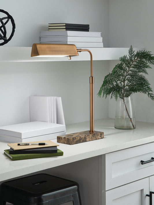 The Furniture Outlets - Ashley Furniture - Yafe Lighting - Metal Desk Lamp (1/CN) - L734412