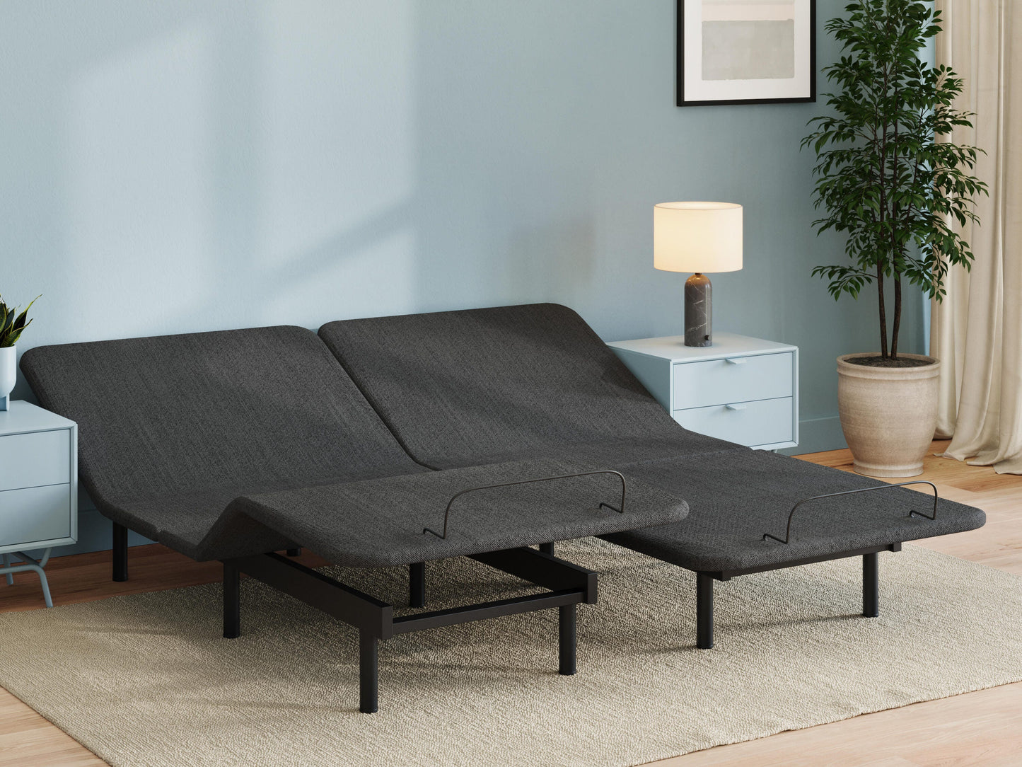 The Furniture Outlets - Ashley Furniture - Comfort Classic Adj Base Split California King Adjustable Base - Split Cal King Adjustable Base - M1X1192